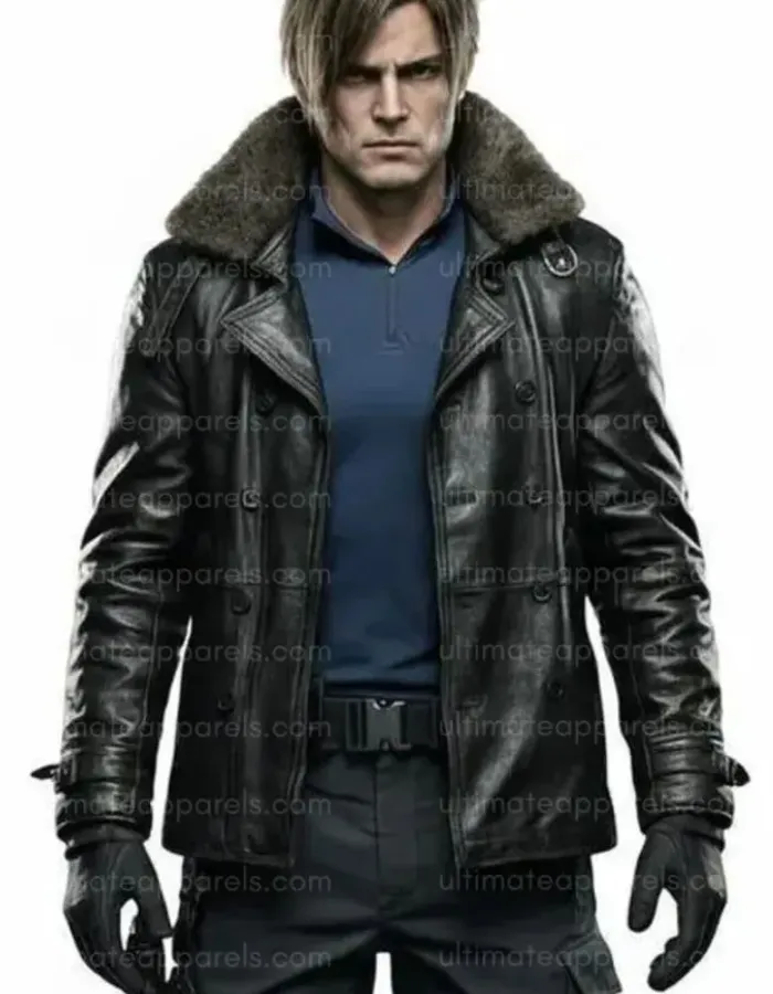 Resident Evil Requiem 9 Leon S. Kennedy Leather Jacket