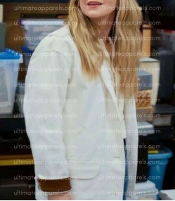 Shrinking S03 Lily Rabe Megan White Jacket