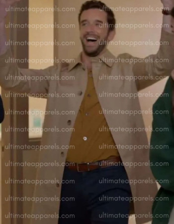 Michael Urie Shrinking S02 Brian Beige Coat