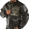 Pelle Pelle 1978 Grandmaster Black Crocodile Jacket Pelle Pelle 1978 Grandmaster Black Crocodile Jacket