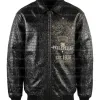 Pelle Pelle 1978 Grandmaster Black Crocodile Jacket Pelle Pelle 1978 Grandmaster Black Crocodile Jacket