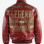 Pelle Pelle Men's Live Like a King Red Crocodile Real Leather Jacket