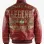Pelle Pelle Men's Live Like a King Red Crocodile Real Leather Jacket
