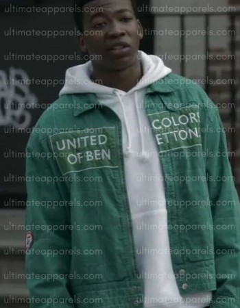 Mekai Curtis Power Book III Raising Kanan S03 Kanan Stark Green Jacket