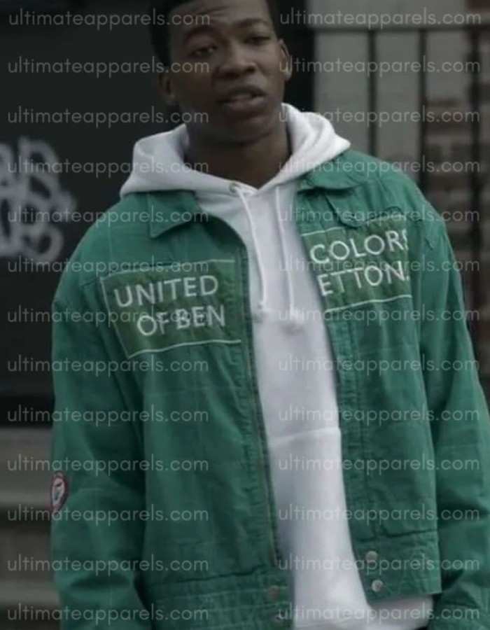 Mekai Curtis Power Book III Raising Kanan S03 Kanan Stark Green Jacket