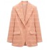 Shrinking S03 Christa Miller Liz Pink Blazer