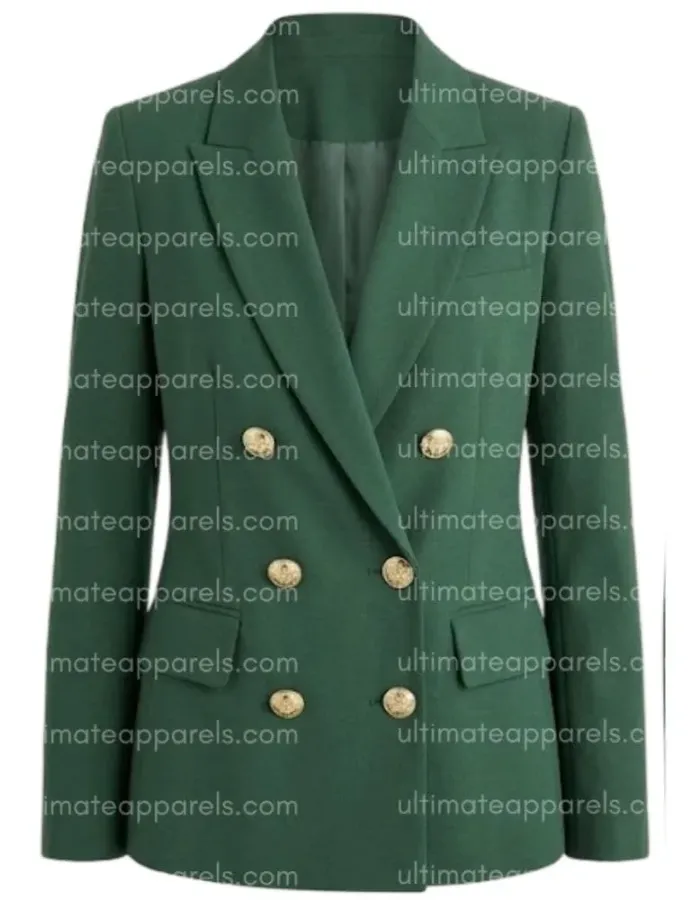 Shrinking S2 Christa Miller Green Blazer