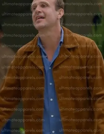 Shrinking S02 Jimmy Laird Jason Segel Brown Jacket