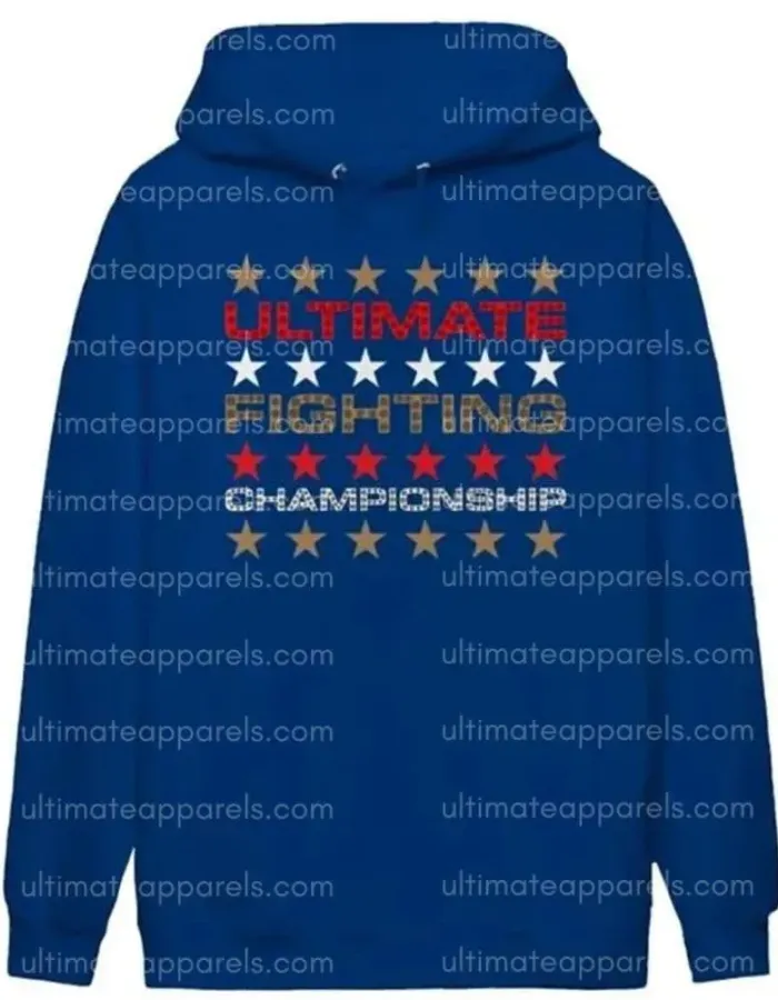 Shrinking Ultimate Fighting Championship Lukita Maxwell Blue Hoodie Shrinking Ultimate Fighting Championship Lukita Maxwell Blue Hoodie