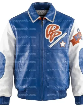 Pelle Pelle Soda Club Blue Leather Jacket