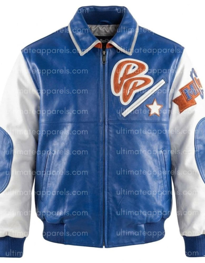 Pelle Pelle Soda Club Blue Leather Jacket Pelle Pelle Soda Club Blue Leather Jacket