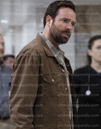 The Pitt S02 Patrick Mulvey Benny Connors Brown Jacket The Pitt S02 Patrick Mulvey Benny Connors Brown Jacket