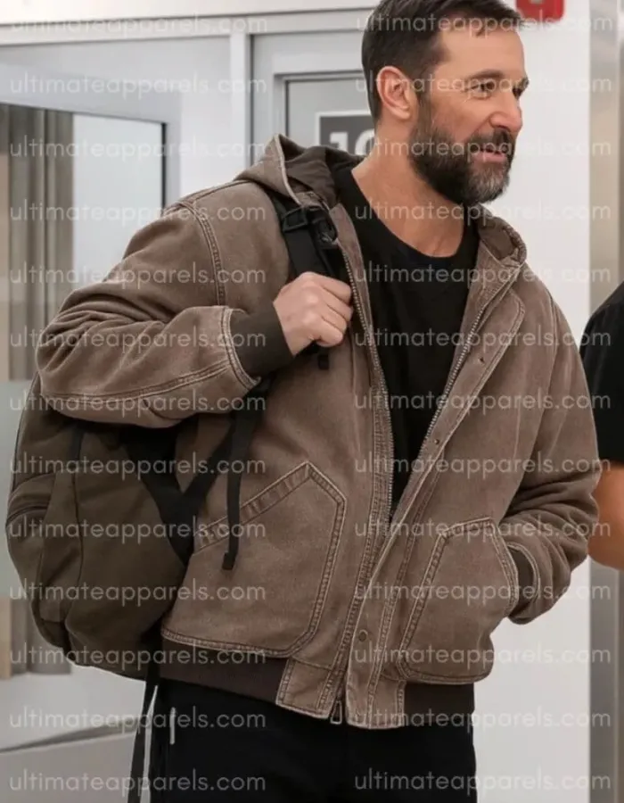 Noah WyleThe Pitt S02 Dr. Michael Robby Brown Jacket Noah WyleThe Pitt S02 Dr. Michael Robby Brown Jacket