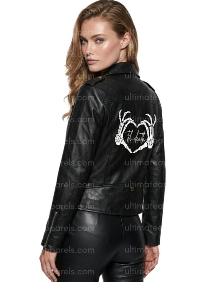 Couple Combo Till Death Leather Jacket Bridal Gift