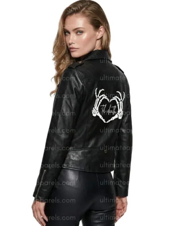 Couple Combo Till Death Leather Jacket Bridal Gift Couple Combo Till Death Leather Jacket Bridal Gift