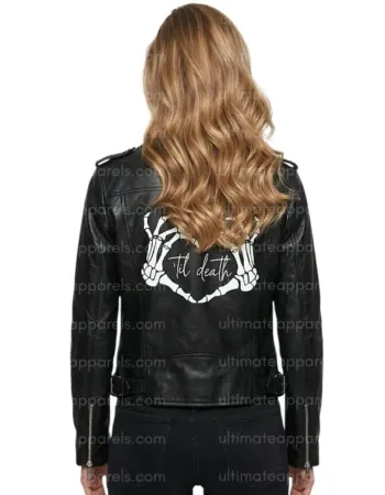 Couple Combo Till Death Leather Jacket Bridal Gift Couple Combo Till Death Leather Jacket Bridal Gift