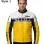 Yamaha Vintage Yellow & Blue Motorcycle Leather Jacket