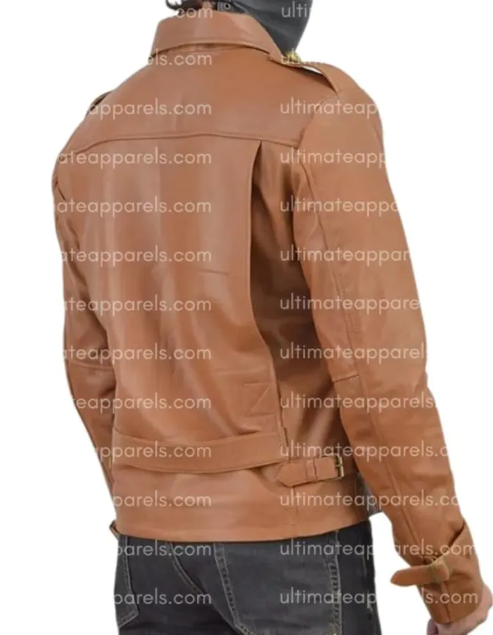 The Rocketeer Billy Campbell Cliff Brown Leather Jacket