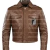 Men's Scouting Legion Attack On Titan Leather Jacket