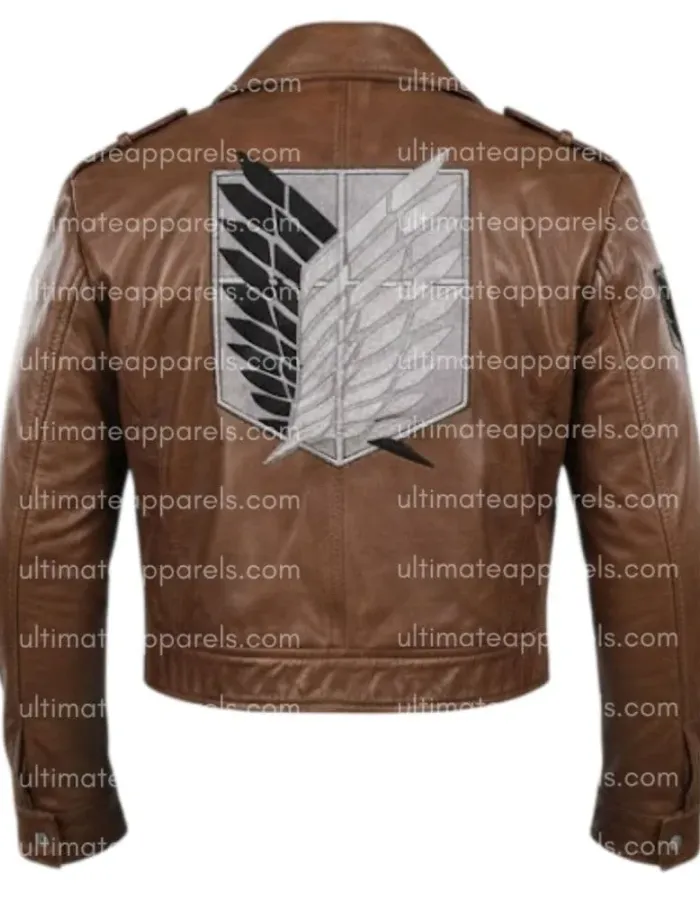 Men's Scouting Legion Attack On Titan Leather Jacket