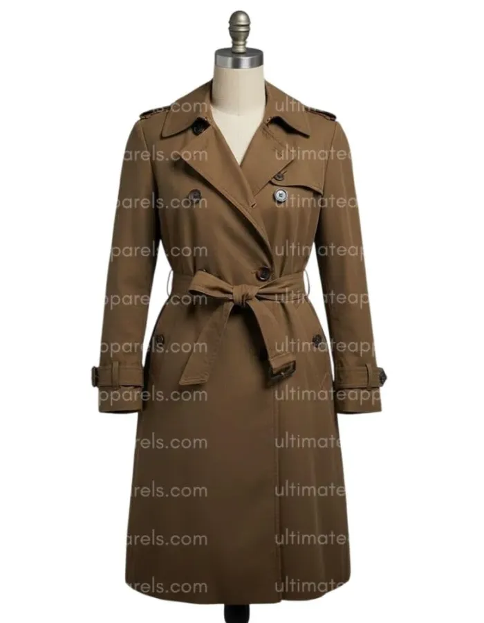Vera Brenda Blethyn Vera Stanhope Brown Trench Coat