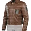 Men's Scouting Legion Attack On Titan Leather Jacket