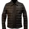 Bruce Willis Brown Distressed Leather Jacket Bruce Willis Brown Distressed Leather Jacket