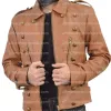 The Rocketeer Billy Campbell Cliff Brown Leather Jacket