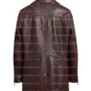 I, Robot Will Smith Del Spooner Red Distressed Leather Jacket I, Robot Will Smith Del Spooner Red Distressed Leather Jacket