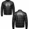 Jason Statham Black Bomber Leather Jacket Jason Statham Black Bomber Leather Jacket
