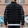 Men's Black Varsity Jacket Men's Black Varsity Jacket