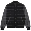 Men's Black Varsity Jacket Men's Black Varsity Jacket