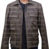Mortal Kombat X Jason Voorhees Distressed Leather Jacket