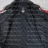 Uk Flag Union Jack Brown Distressed Quilted Leather Jacket