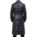 WW2 German Gestapo Black Trench Leather Coat