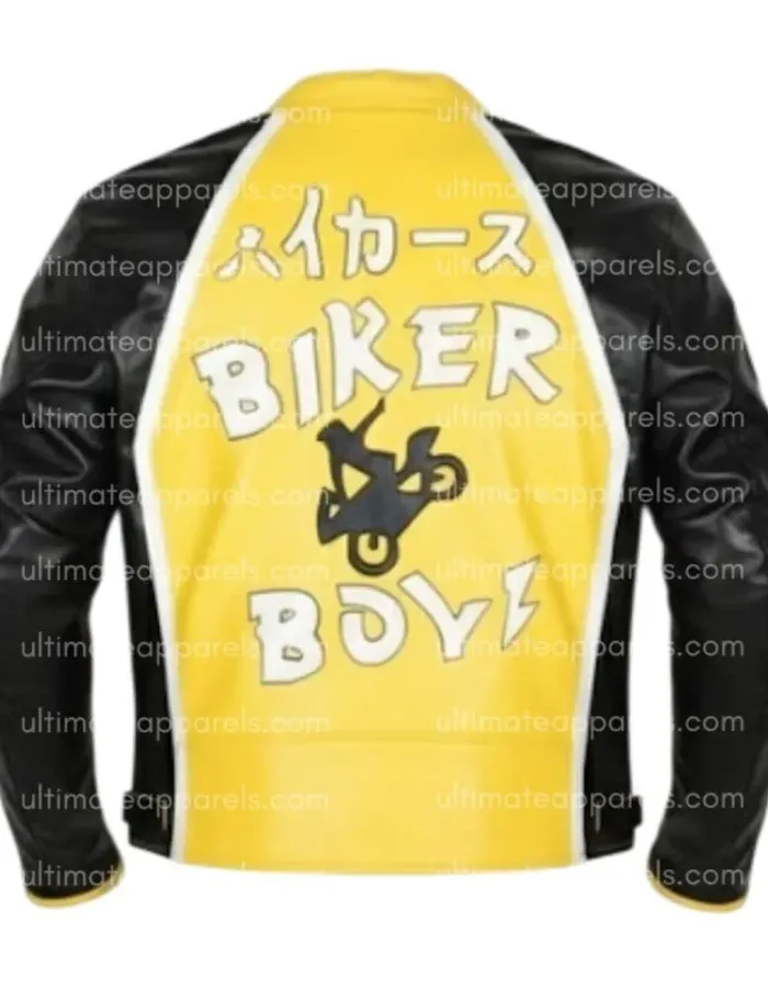 Biker Boyz Derek Luke Kid Yellow Motorcycle Jacket Biker Boyz Derek Luke Kid Yellow Motorcycle Jacket