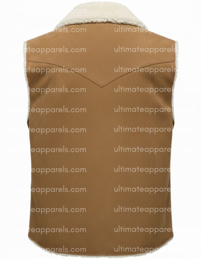 A Fistful of Dollars Clint Eastwood Shearling Vest A Fistful of Dollars Clint Eastwood Shearling Vest