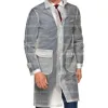 Christian Bale American Psycho Patrick Bateman Raincoat