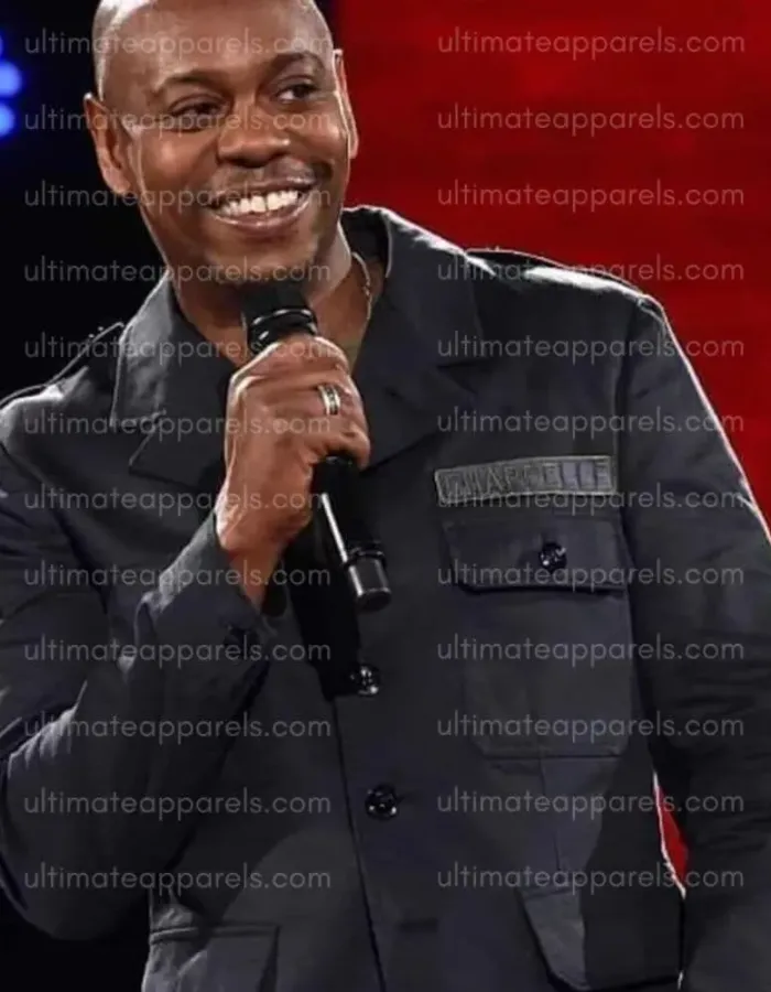 The Dreamer Dave Chappelle Black Cotton Jacket The Dreamer Dave Chappelle Black Cotton Jacket