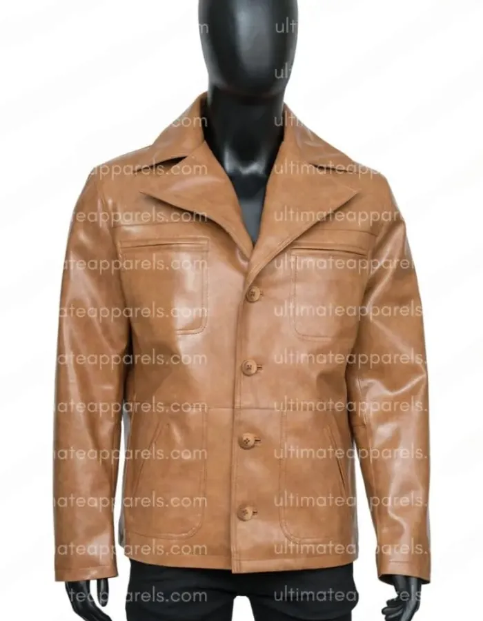 Matthew McConaughey Brown Leather Jacket