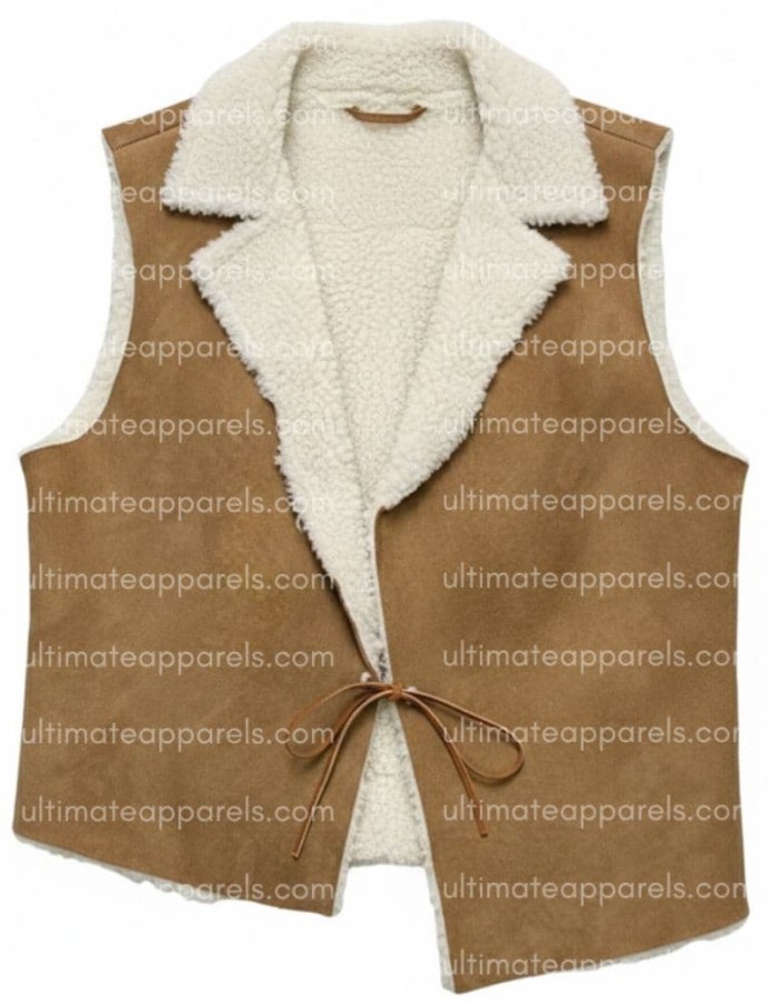 A Fistful of Dollars Clint Eastwood Shearling Vest A Fistful of Dollars Clint Eastwood Shearling Vest