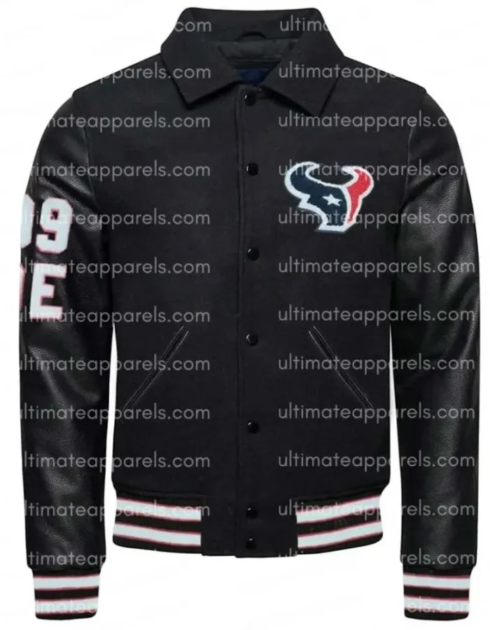 J.J Watt Houston Texans Letterman Jacket J.J Watt Houston Texans Letterman Jacket
