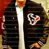 J.J Watt Houston Texans Letterman Jacket J.J Watt Houston Texans Letterman Jacket