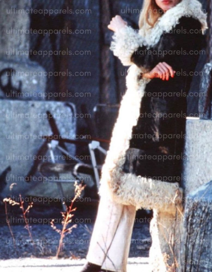 Girl Interrupted Angelina Jolie Lisa Rowe Brown Suede Leather Coat