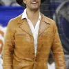 Matthew McConaughey Brown Leather Jacket