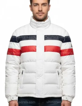Chief Keef Moncler White Puffer Jacket
