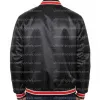 90s Miami Heat Heavyweight Black Satin Jacket 90s Miami Heat Heavyweight Black Satin Jacket