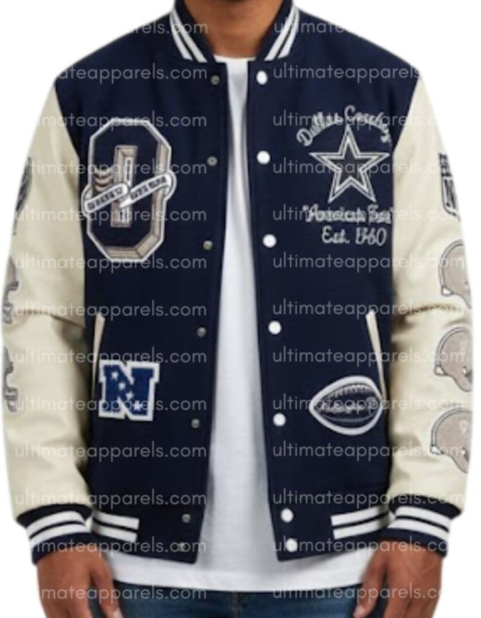 NFL OVO Dallas Cowboys Varsity Jacket 