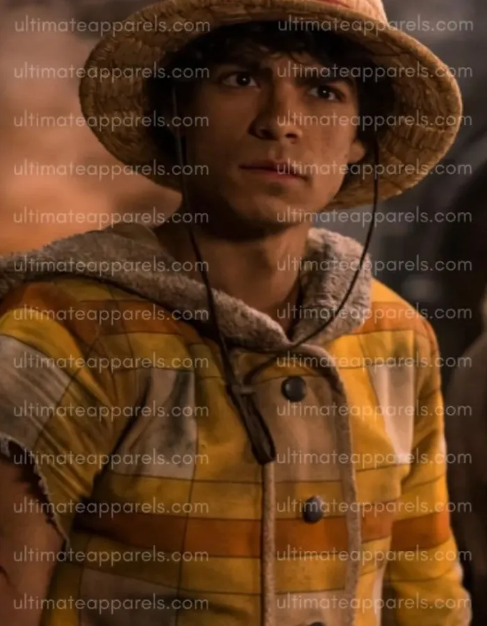 One Piece S02 Inaki Godoy Monkey D. Luffy Plaid Jacket One Piece S02 Inaki Godoy Monkey D. Luffy Plaid Jacket