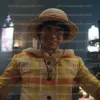 One Piece S02 Inaki Godoy Monkey D. Luffy Plaid Jacket One Piece S02 Inaki Godoy Monkey D. Luffy Plaid Jacket